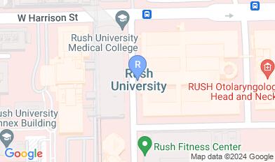 Rush University map