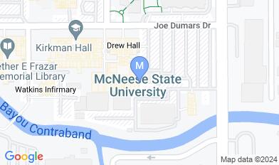 McNeese State University map