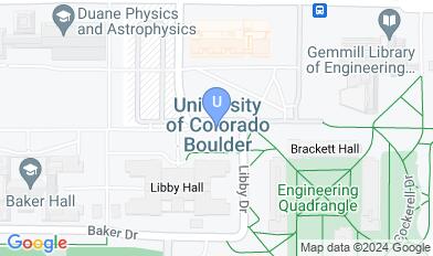 University of Colorado Boulder map