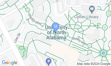 University of North Alabama map