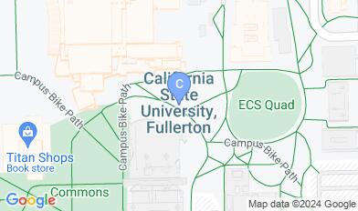 Cal State Fullerton map