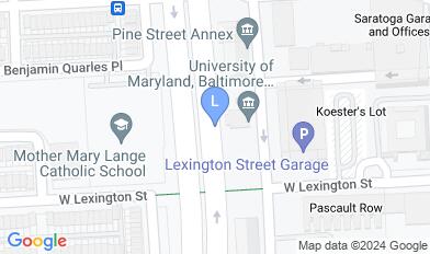 Baltimore Campus map