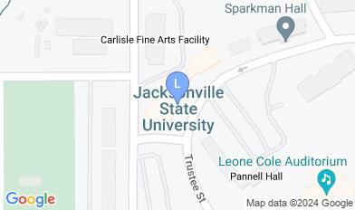 Jacksonville State University Campus map