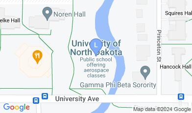 University of North Dakota Campus map