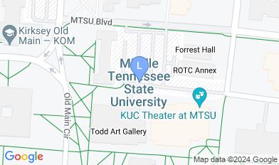 Middle Tennessee State University Campus map