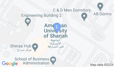 American University of Sharjah Campus map