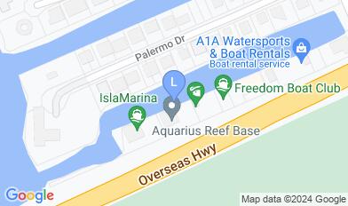 FIU Medina Aquarius Reef Base Campus map