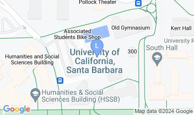 University of California Santa Barbara Campus map