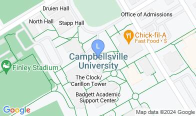 Campbellsville University Campus map