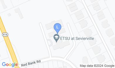 ETSU Sevierville Campus map